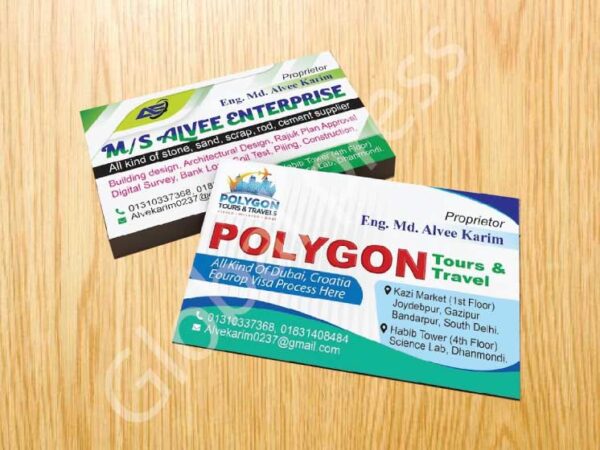 ট্যুরিজম এর ভিজিটিং কার্ড